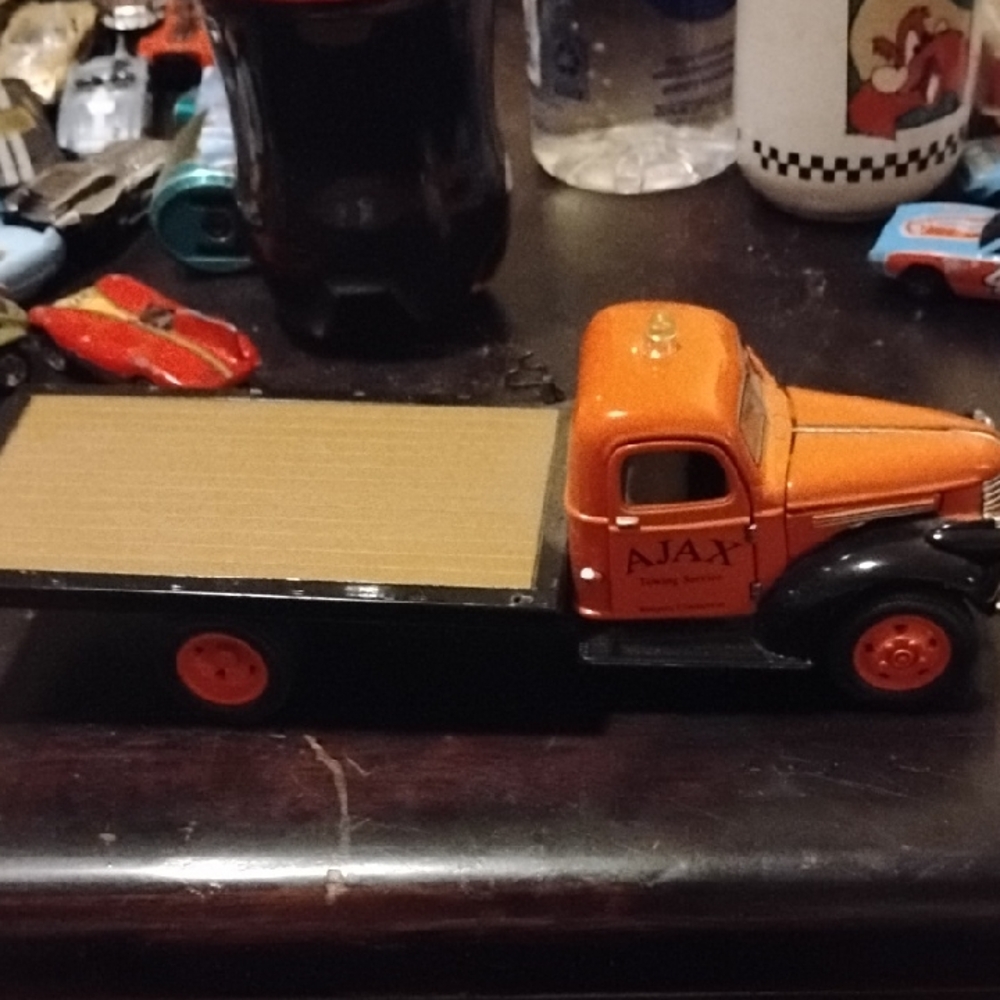 Jax Orange and Black Toy Truck